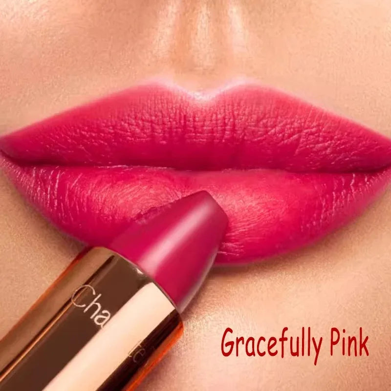 Charlotte Tilbury Moisturizing Lip Gloss Silky Velvet Lipstick Exfoliating Long-Lasting Concealing Cosmetics With Box Gifts
