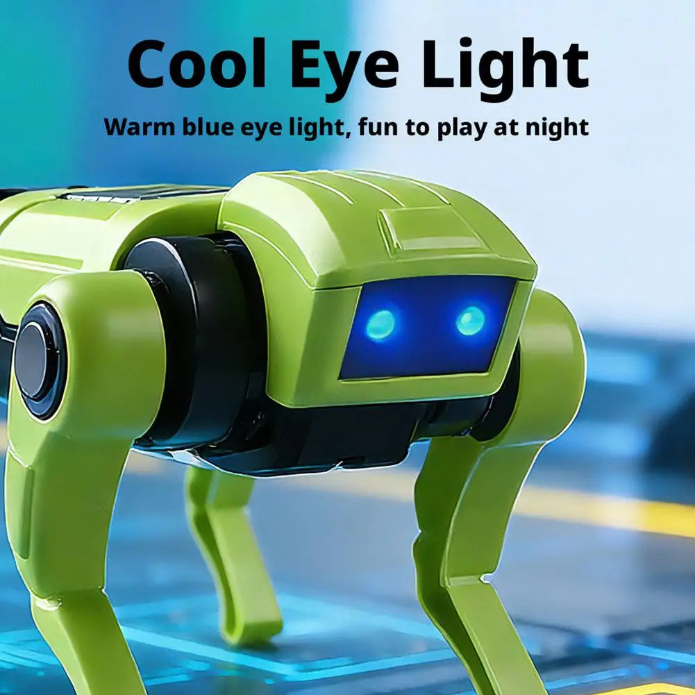 Small Electric Robot Dog Toy Mini size Electronic Pets DIY Installation Imitates Animals Children's Educational Toys
