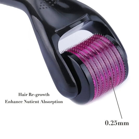 540Pins 0.25mm Titanium Derma Roller Hair Beard Microneedle Roller for Facial Skin Care Body MTS Micro Needle Roller