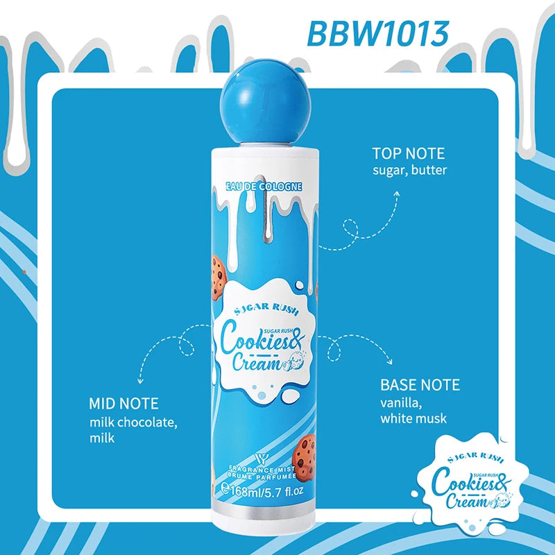 Delicious Sweet Perfume For Men & Women, Berry Chocolate Cream Scent, Irresistible Dessert-like Fragrance 168ml