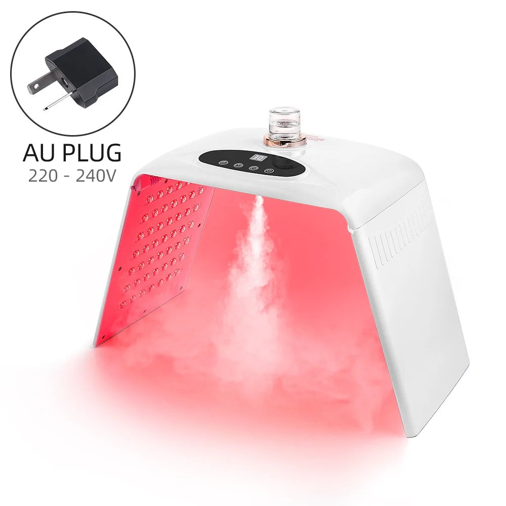 Foldable 7 Colors LED Photon Machine With 3 Levels Nano Spray Skin Moisturizing Face&Body Mask Beauty Salon Home Use Skin Care