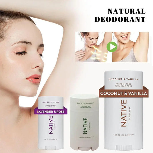 Anti Odor Body Deodorant Natural Underarm Deodorant Stick Refreshing Application Antiperspirant Cream Portable Healthy Gifts