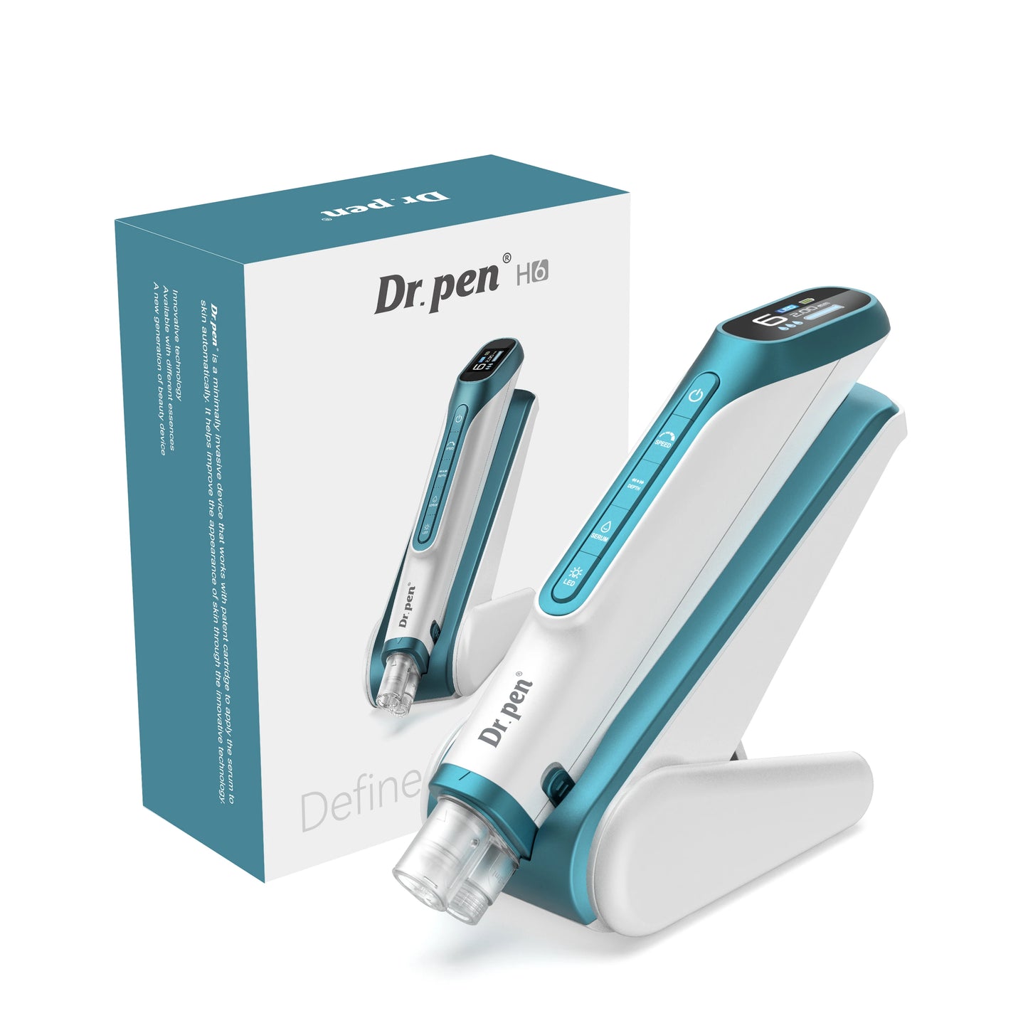 Dr. Pen H6 Cartridge 5 PCS 18 Pin 36 Pin 42 PIN Round Nano Derma Stamp Needle Support 3ML Serum 0.25 mm Needle Length