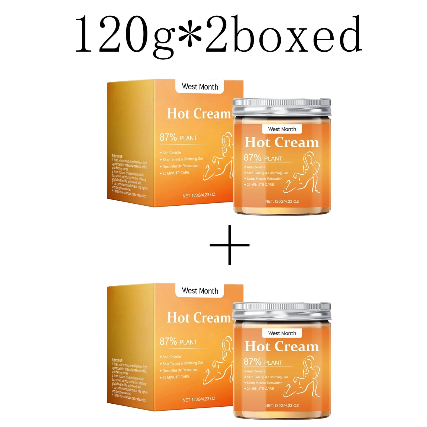 Fat Burner Weight Loss Cream Anti Cellulite Shaping Sculpting Firming Arms Belly Abdomen Thigh Legs Full Body Massager Hot Cream