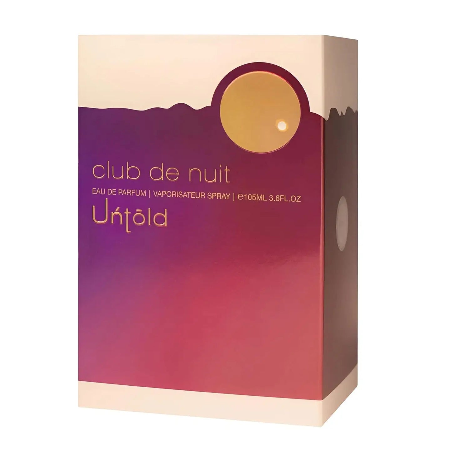 Armaf Club De Nuit Untold EDP 105ml – Men’s Warm Amber Woody Long Lasting Cologne, Luxury Masculine Gift