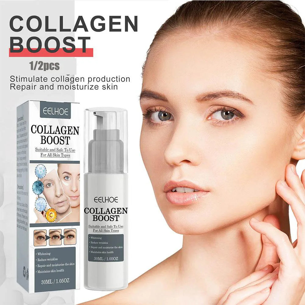 1/2/3pcs 30ml Collagen Boost Firming Essence Cream Fade Fine Lines Face Brightening Lightining Serum Cream Skin Care for Women