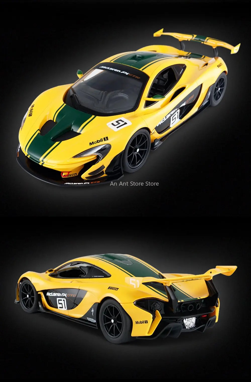 Mclaren P1 GTR RC Car 1:14 Scale Remote Control Car Model Radio Controlled Auto Machine Vehicle Toy Gift for Kids Adults