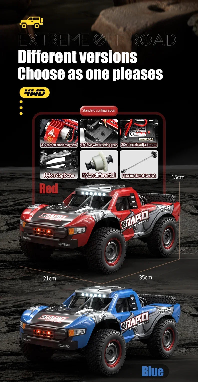 JJRC Q130 Rc Drift Car 4WD Cars  Off Road Buggy Remote Control 70km/h High Speed vehicle Racing Machine Children Toys gifts