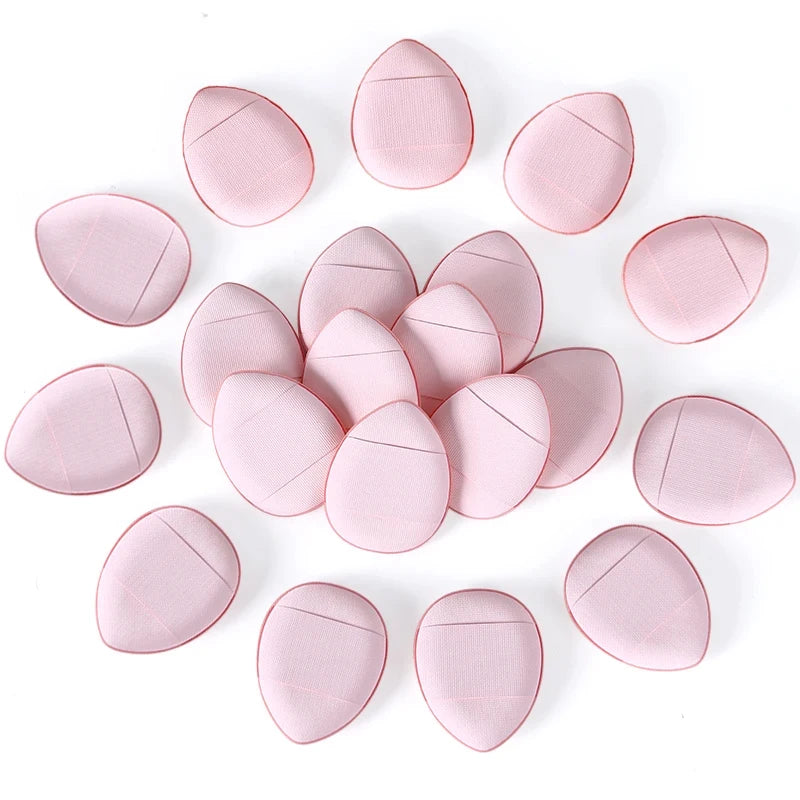 20Pcs Mini Finger Puff Makeup Sponge Set Air Cushion Cosmetic Puffs Wet & Dry BB Cream Applicator Concealer Foundation Puff