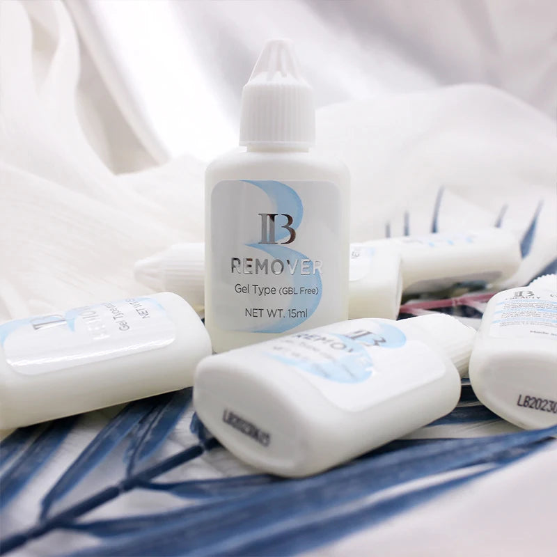 2bottles/set IB Eyelash Extension Glue Primer Premium Gel Remover Professinal Clear Eyelashes Super Bonder Adhesive Hardener