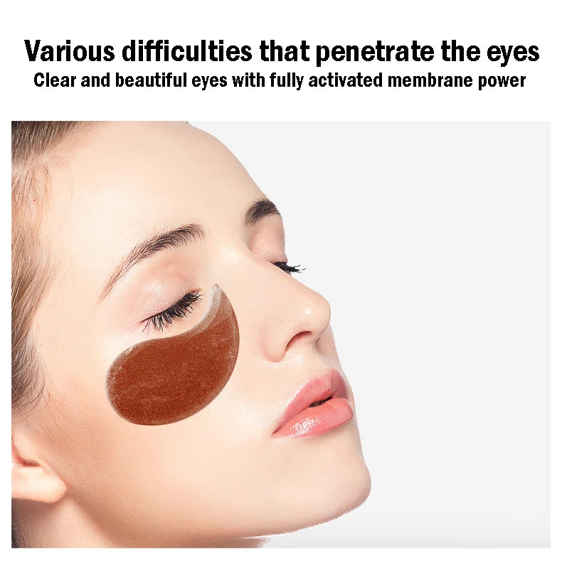 60pcs/box IMAGES Vitamin C Grape Crystal Collagen Eye Mask Anti Dark Circles Eyes Bags Moisturizing Eye Patches Eyes Skin Care