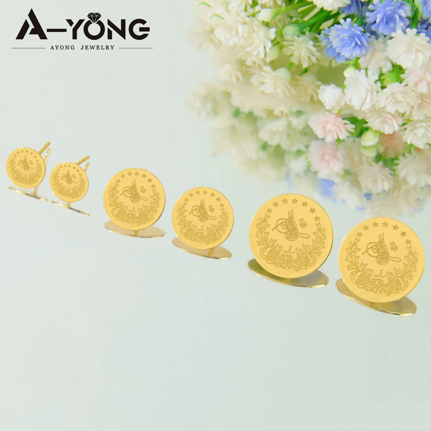 Luxury Saudi Gold Color Coins Necklace Set 21k Gold Plated Muslim Fashion Chokers Dubai Women Wedding Party Jewelry
