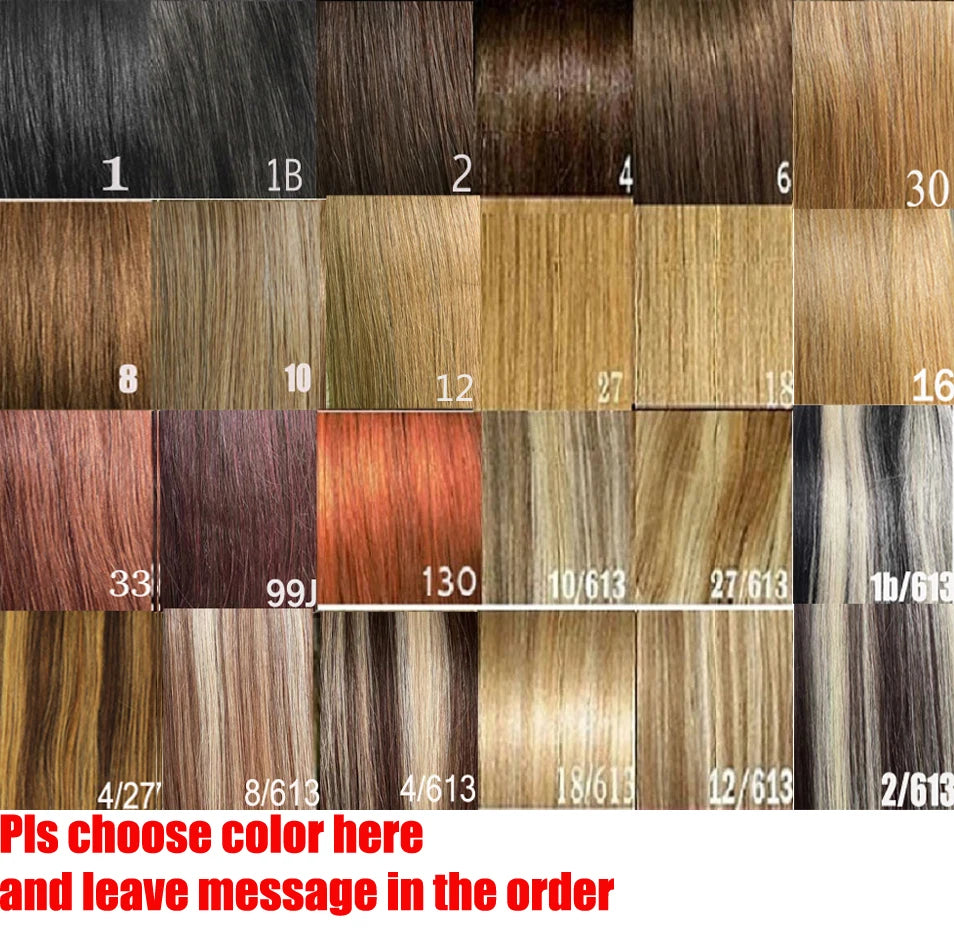 ZZHAIR 100% Human Remy Hair Extensions 2pcs Set 16"-28" 100g-200g  Clips-in Two Pieces Natural Straight 1x20cm 1x15cm