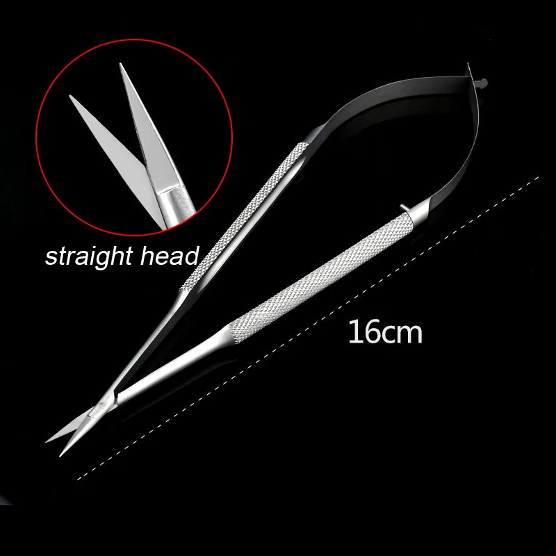 1pcs Corneal Scissors Micro Surgical Vannas Titanium Stainless Steel  Micro Scissors
