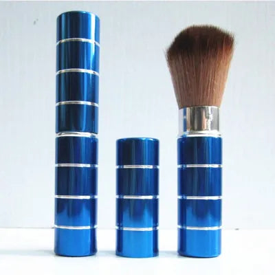 Retractable Dome Blush Make Up Brushes Aluminum Eyeshadow Foundation Facial Brushes Make Up Cosmetic Tools Women Girls Wholesale