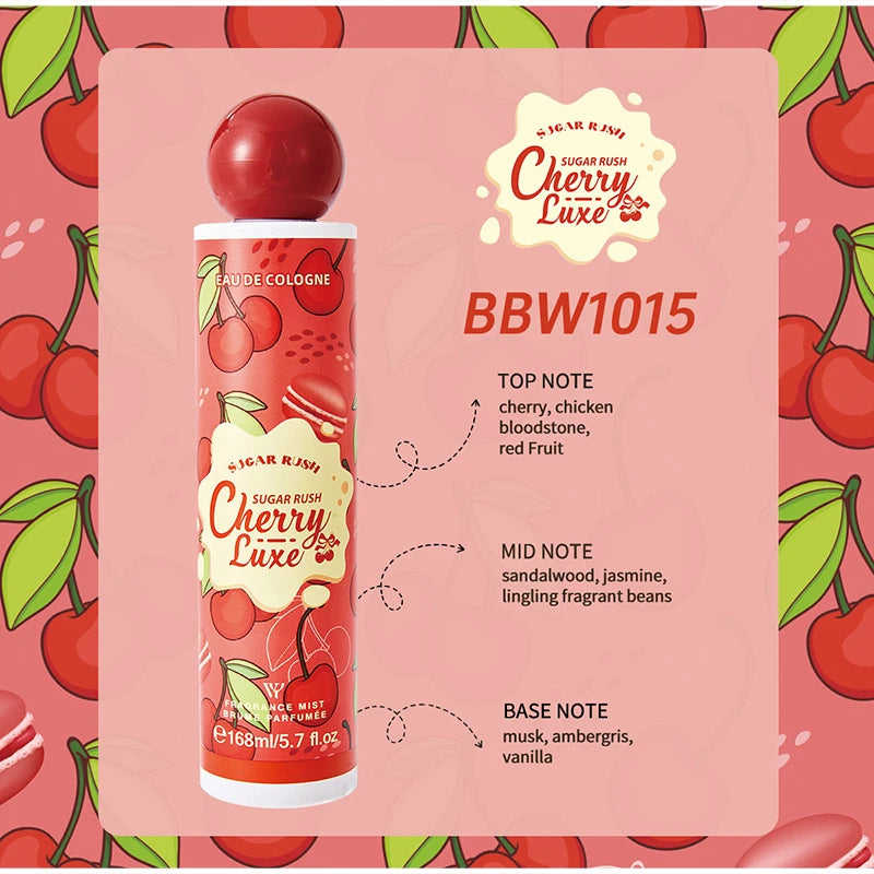 Delicious Sweet Perfume For Men & Women, Berry Chocolate Cream Scent, Irresistible Dessert-like Fragrance 168ml