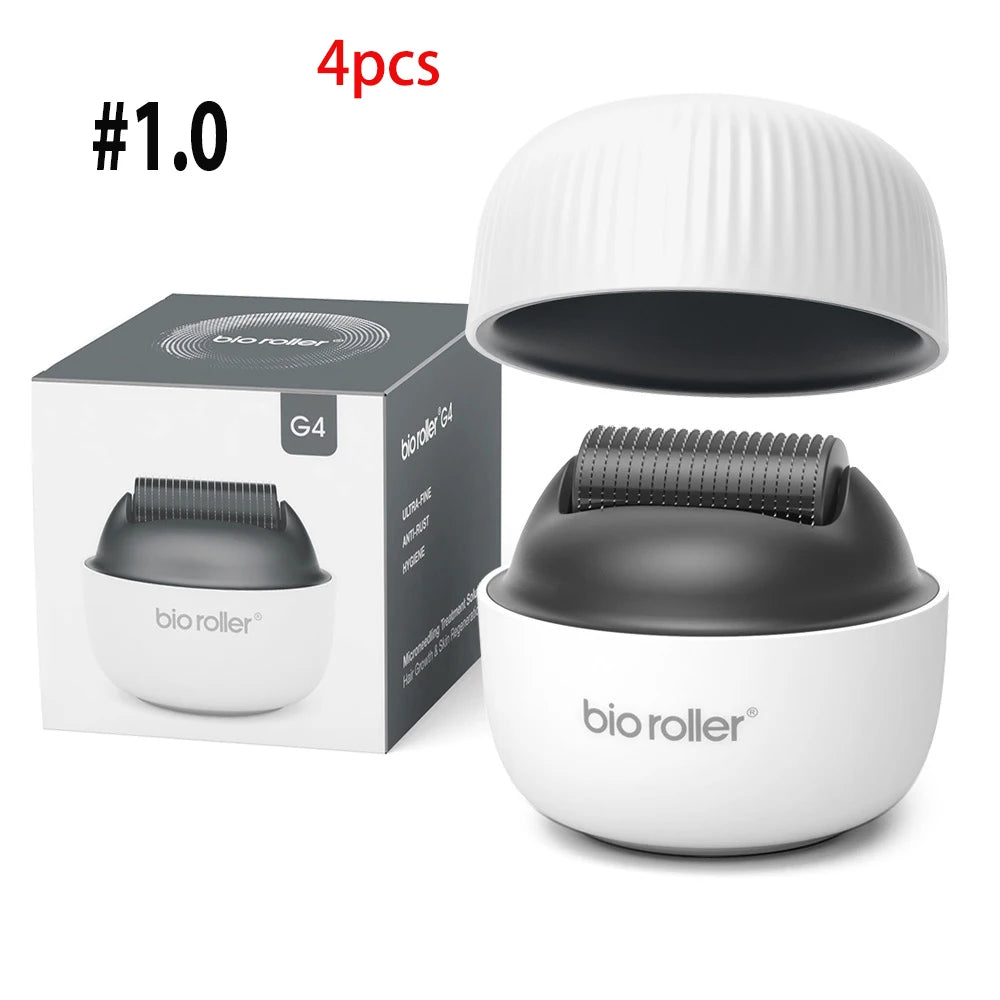 Original Bio G4 Derma Roller Microneedle 0.2mm 1200pin Titanium Micro Needle Derma Pen for Beard Hair Skin Beauty Care Tool