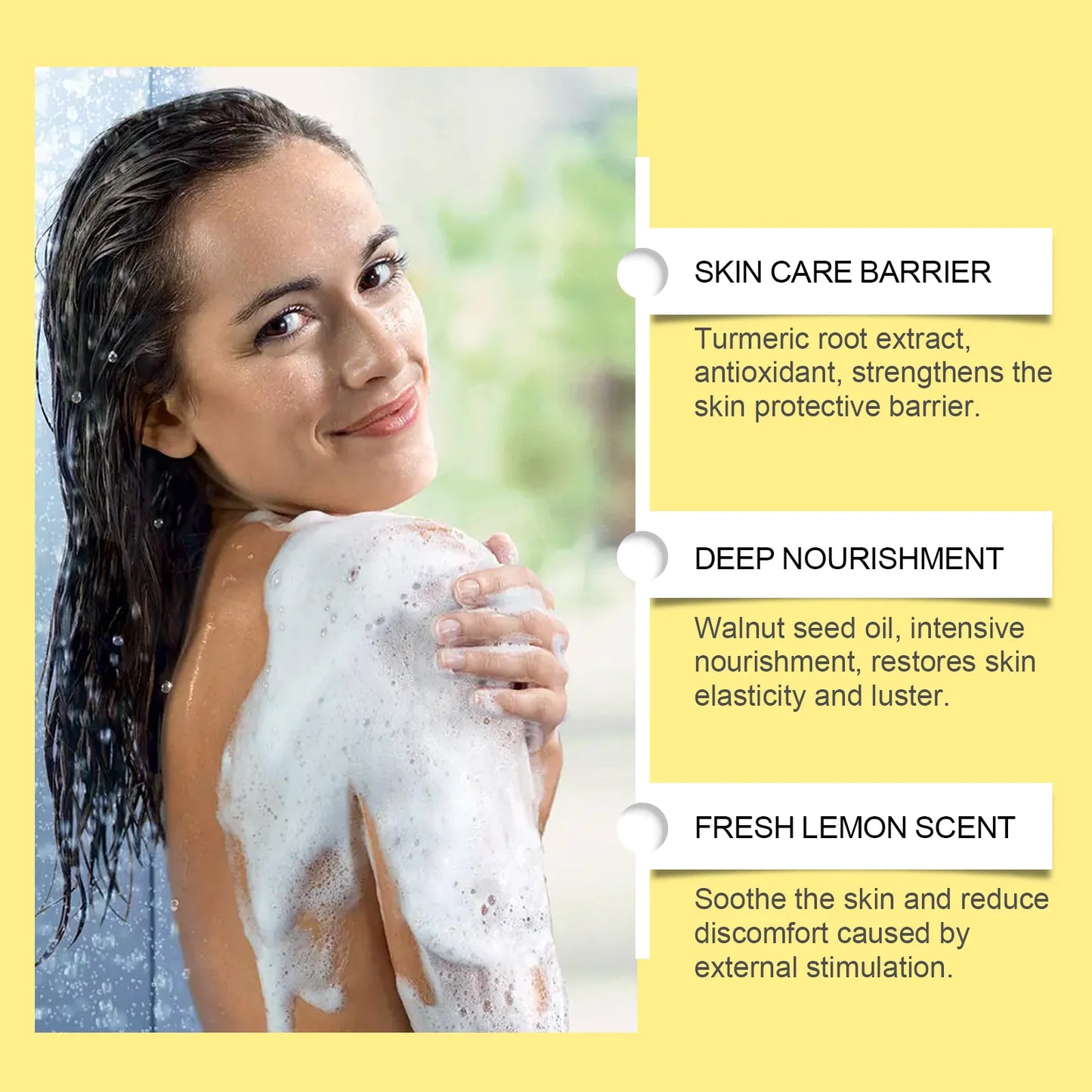 Skin Lightening Soap For Face Body Cleansing Gentle Exfoliator Shrink Pores Fade Dark Skin Brightening Turmeric Kojic Acid Soap