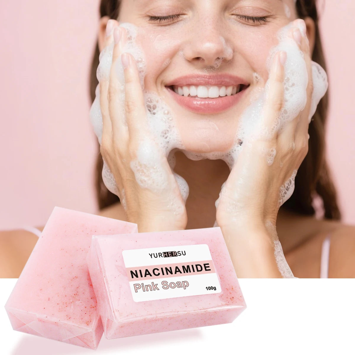 Niacinamide Soap Brightening Dark Spot Remover Deep Cleansing Moisturizing Face Body Wash Skin Care