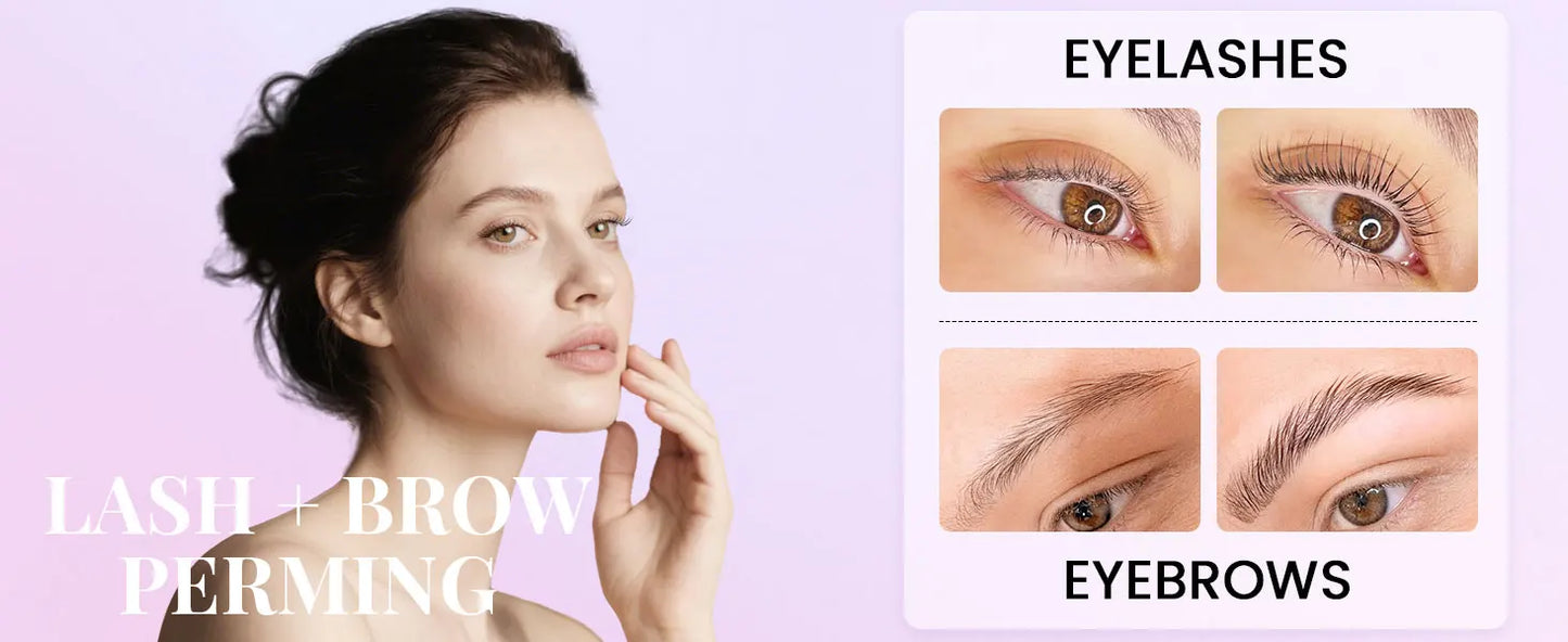 PERMANIA Long Lasting 5-8 Minutes Quick Lash Lifting Eyelash Perm Lash Lift Kit Curling Lashes Eyelash Enhancer Eye Makeup Tool