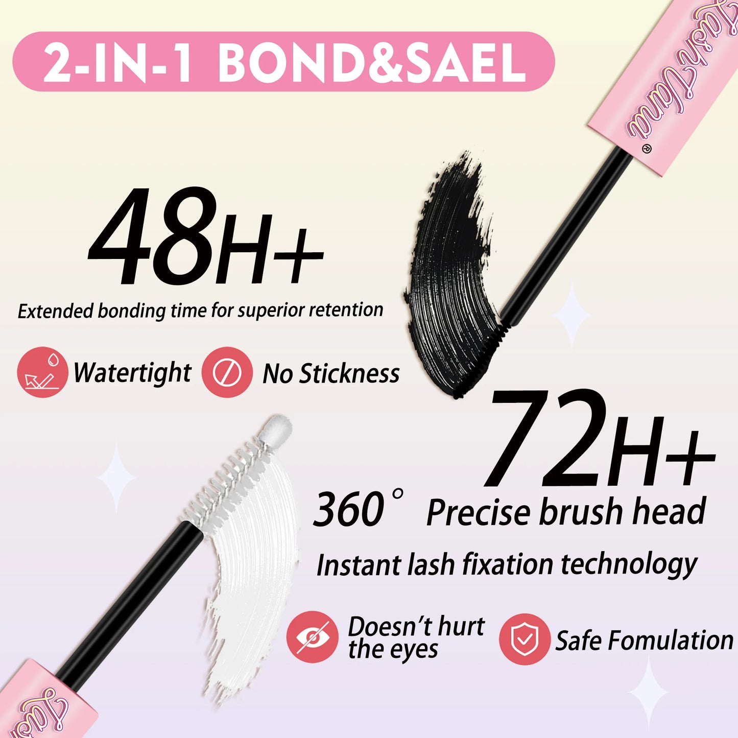 320pcs DIY Lash Extension Super Volume Cluster Count Lash Clusters Individual with Bond and Seal & Remover  Tweezers Makeup Tool
