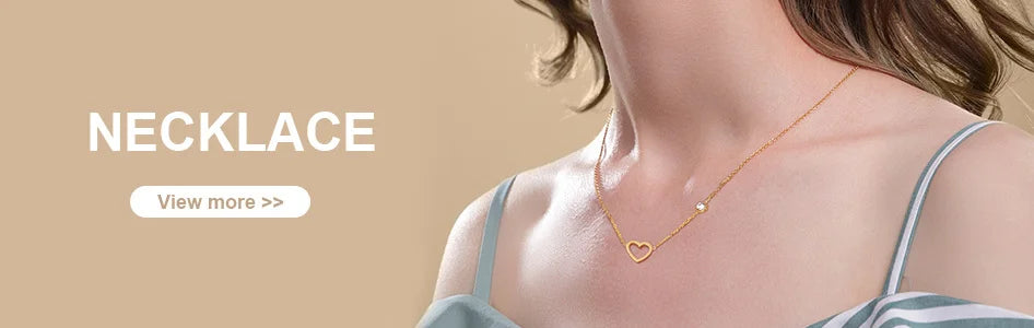 Stainless Steel Love Heart Pendant Necklace , Adjustale Link Paperclip Chain For Women Birthday Girls