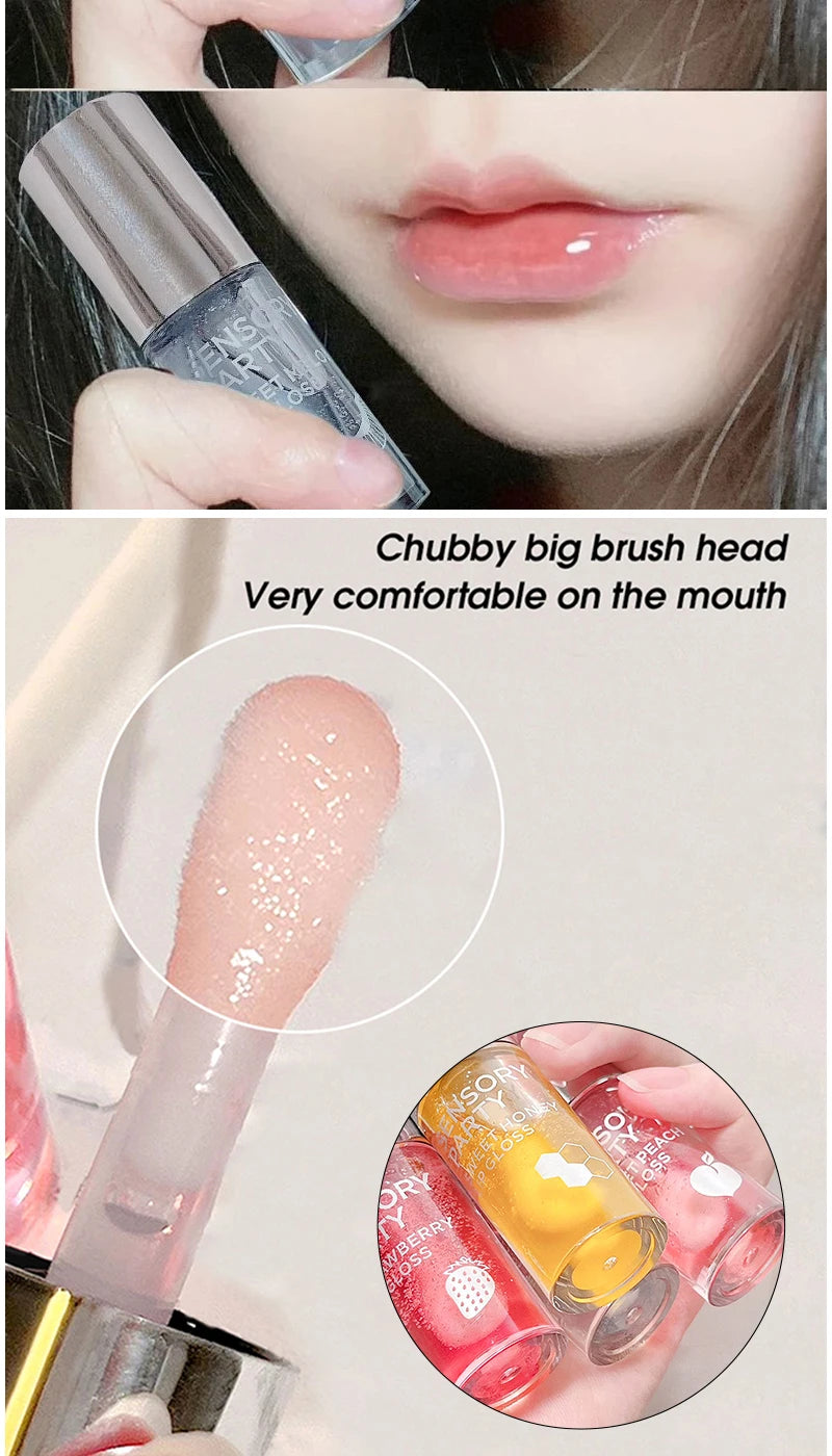Sweet fruit pulp Toot Lip Gloss Fade lip lines moisturizing Lip oil New lipstick