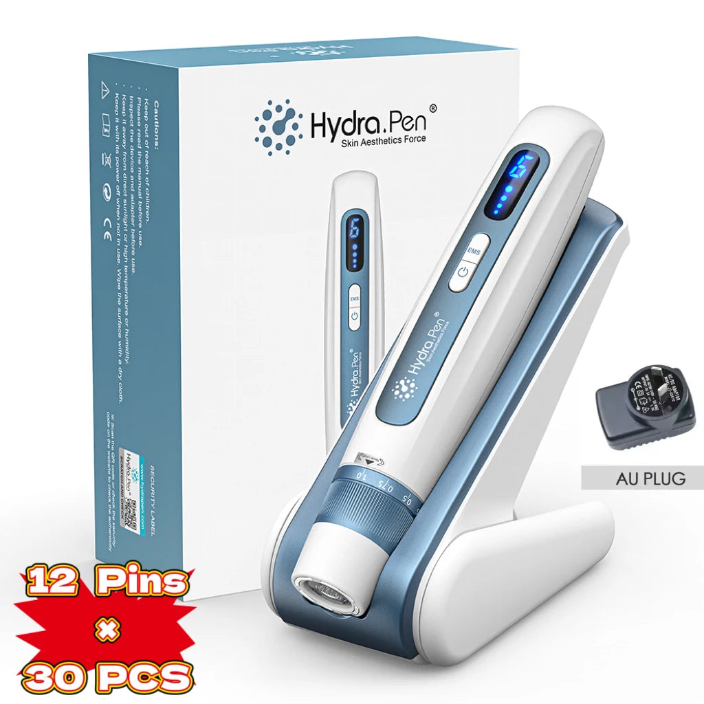 Hydra pen H5 EMS Microneedling Pen with 30PCS Cartridges Needle Length 0.25 mm