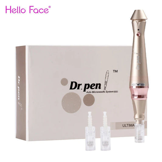 Original Dr. pen Ultima E30 Wireless Golden Derma Pen 0.25 mm needle length