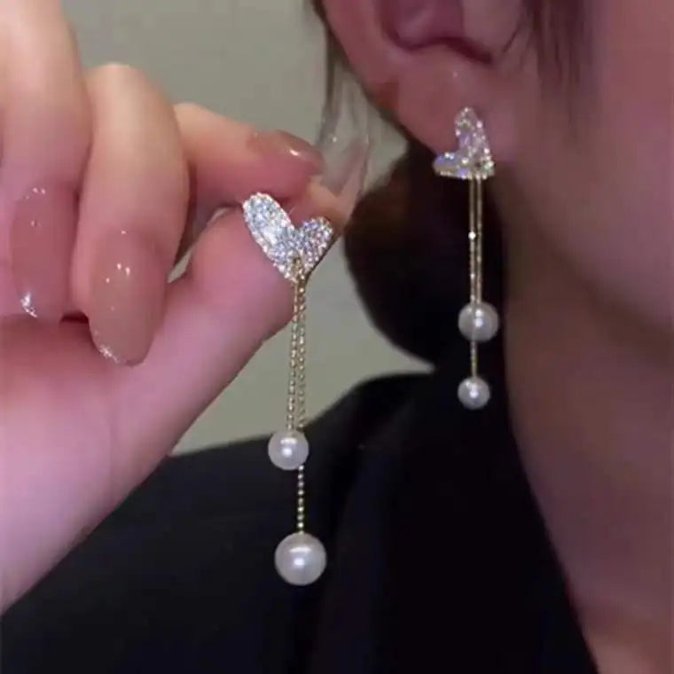 2023 New Fashion Trend Unique Design Elegant Delicate Green Zircon Flower Earrings For Women Jewelry Wedding Party Premium Gifts