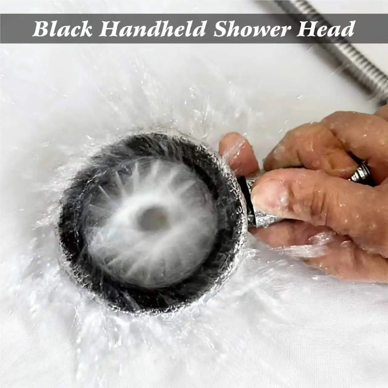 Men's Shower Head,Men's Cleaning Shower Head, Handheld Coarse Hole Design,Long-Lasting & Wear-Resistant, Durable&Easy to Install