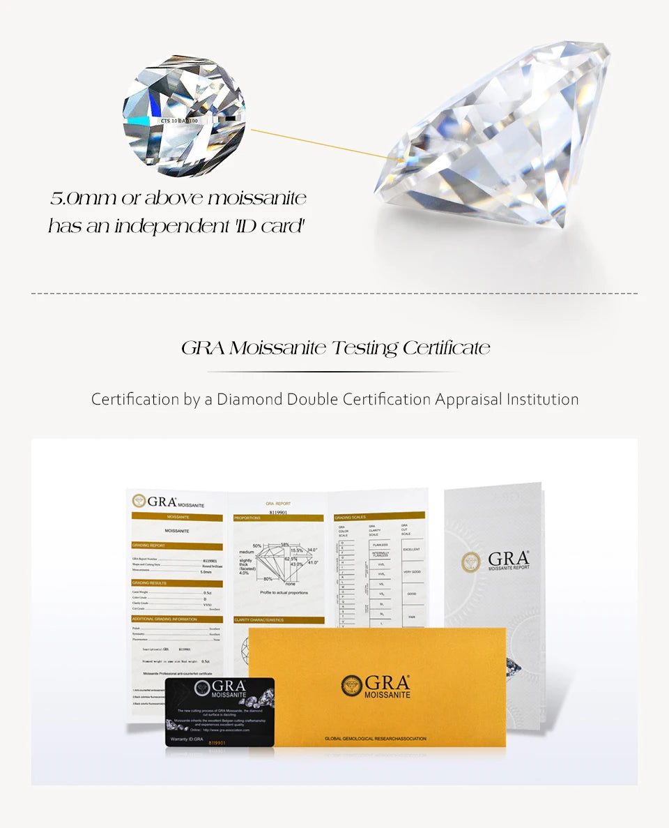ATTAGEMS Full Lab Moissanite Diamond Rings for Women Half Wedding Band Sparkling S925 Silver Engagement Bride Fine Jewelry Gifts