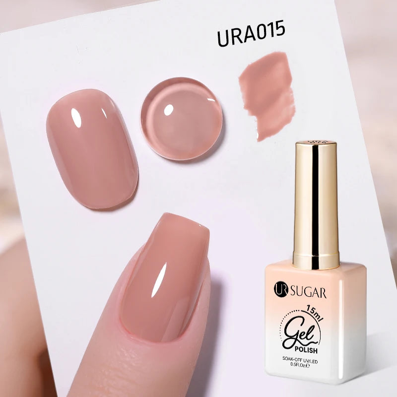 UR SUGAR Gel Nail Polish Autumn Winter Color 15ml Nude Red Brown Semi Permanent Soak Off UV LED Gel Hybrid Varnish Nail Supplies