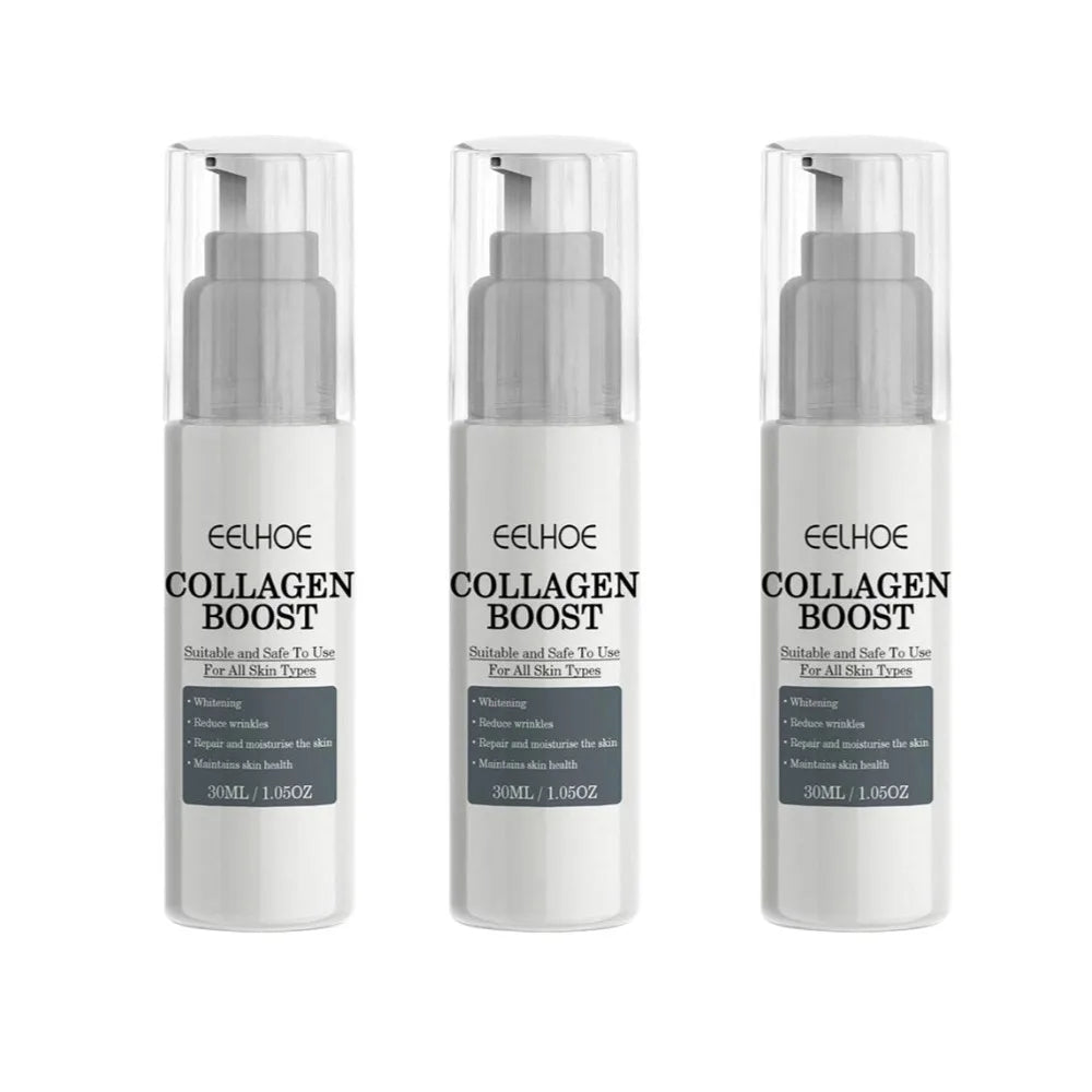 1/2/3pcs 30ml Collagen Boost Firming Essence Cream Fade Fine Lines Face Brightening Lightining Serum Cream Skin Care for Women