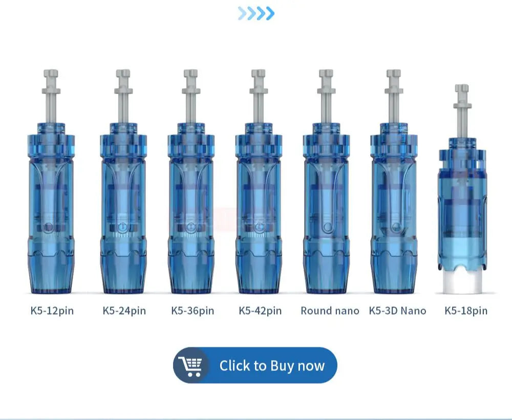 Dr. pen M8S Needle A8S Tips  A9 Pin A11 MTS Microneedle  Anti- back flow Design Bayonet Cartridge Needle length 0.25 MM