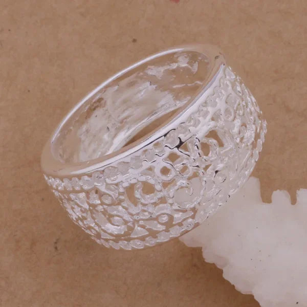 Wholsale 925 Sterling Silver Cute Charms Ring for Women Lady Wedding Party Gift Luxury Classic
