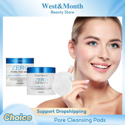 Salicylic Acid Cleaning Cotton Pads Shrink Pores Remove Blackheads Dead Skin Acne Repair Exfoliate Moisturizing Facial Skin Care