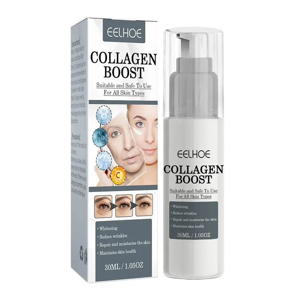 1/2/3pcs 30ml Collagen Boost Firming Essence Cream Fade Fine Lines Face Brightening Lightining Serum Cream Skin Care for Women