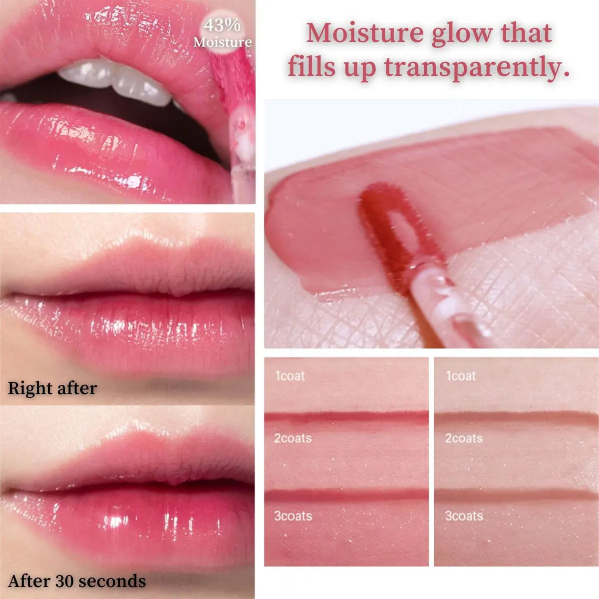 [ClearanceSale] BBIA L'EAU TINT,High-Shine Finish & Refreshing Texture,Non-Sticky & Natural Look,Korean Cosmetic,Korean Makeup