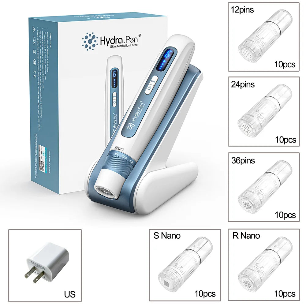 Original Dr. Pen Hydra pen H5 With 52 pcs Needle cartridge gifts EMS Microneedling Pen Needle length 0.25 mm