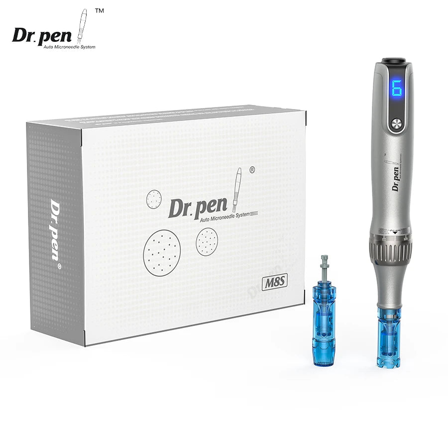 Dr. pen Ultima M8S Wireless Professional Derma Pen with 12 Needle Microneedle Anti Backflow Micro Pen 0.25 MM Needle length