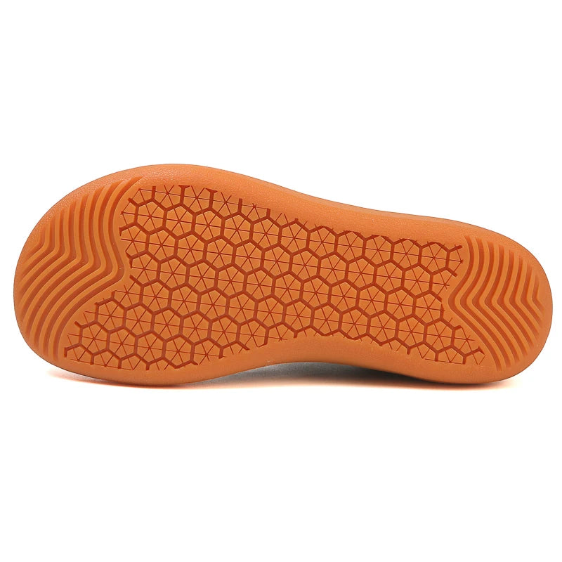 Plus Size 50 51 52 53 54 Wide Toe Box Barefoot Shoes Men Casual Mesh Shoes Minimalist Zero Drop Sneakers Breathable Big Foot