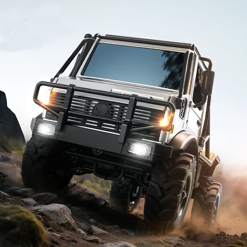 MN333 RC Car Unimog U4000 2.4GHz 1:18 4WD Full Proportional Throttle Steering Off-Road Vehicle Toy Gift Boy