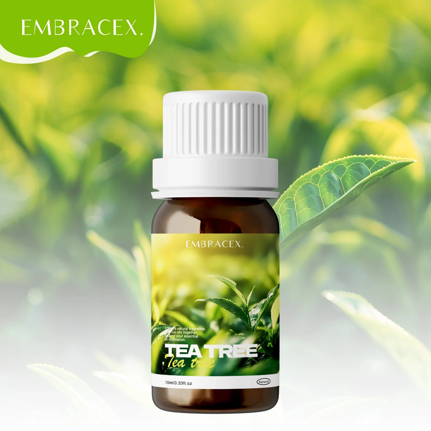 10ml Tea Tree Oil Aromatherapy Essential Oil Making Bath Products for Scalp, Skincare Body Massage Oil Gifts