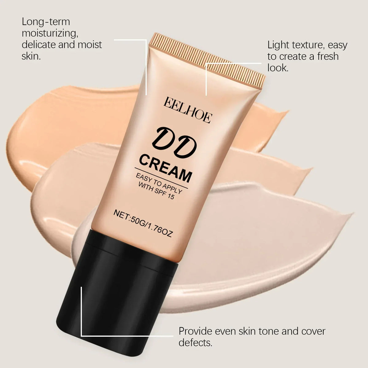 Face Foundation Liquid Waterproof Oil Control Matte Long Lasting Concealer Brightening Full Coverage DD Cream Makeup Cosmetics
