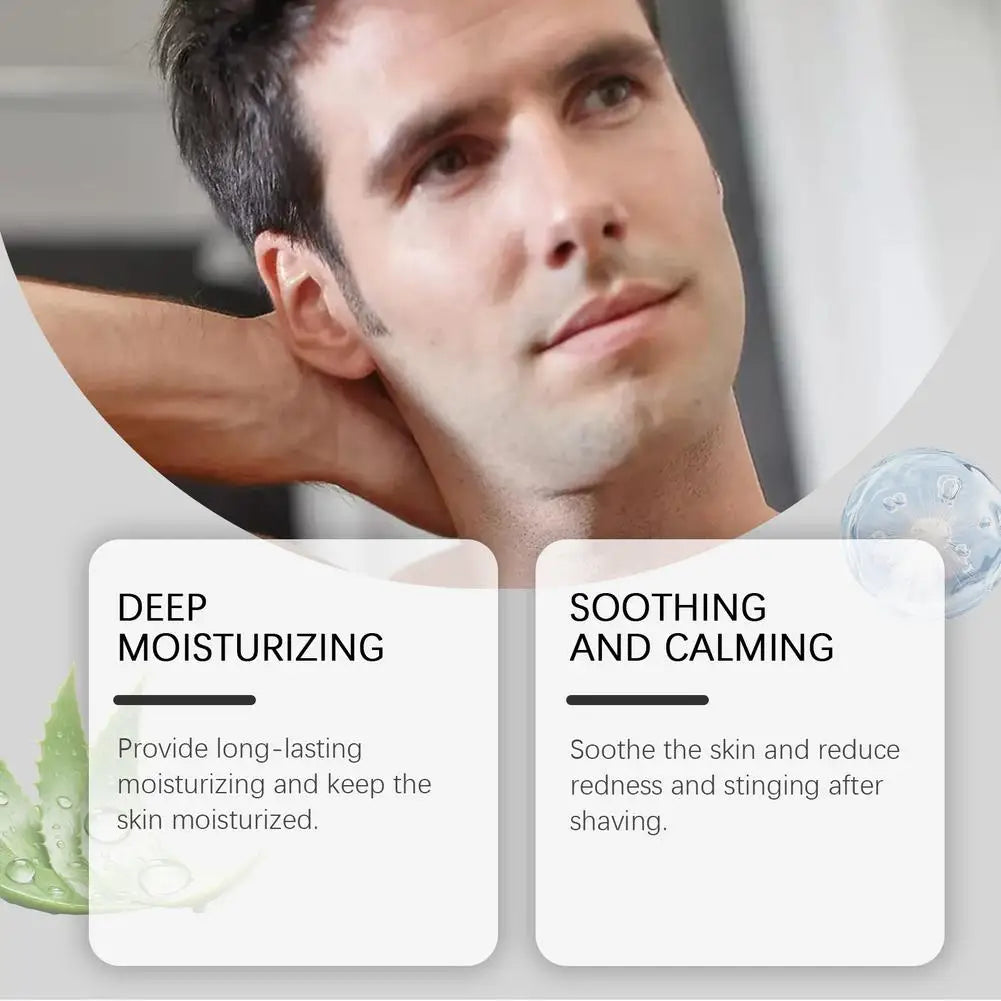 Deep Moisturizing Aftershave Spray 100ml Efficient Hydration Repair Soothe Beard Reduce Redness Swelling Non Greasy Soft