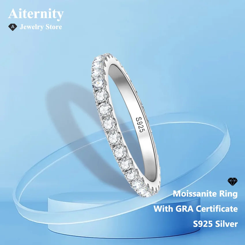 [Discount] With GRA Certificate Moissanite Ring D Color VVS1 For Man and Women Band Anniversary Wedding Engagement Celebration