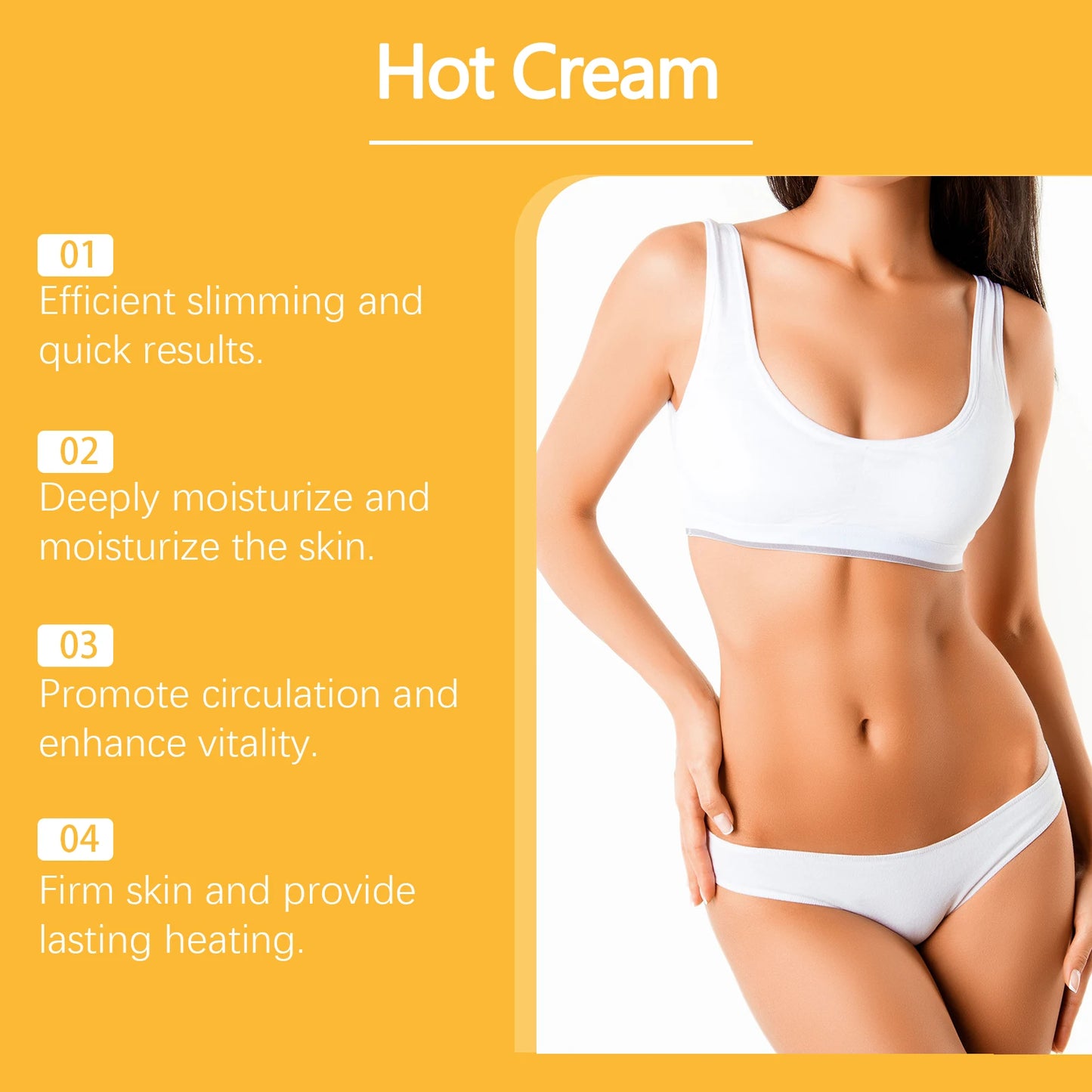 Fat Burner Weight Loss Cream Anti Cellulite Shaping Sculpting Firming Arms Belly Abdomen Thigh Legs Full Body Massager Hot Cream