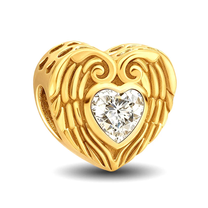 Shecharms 925 Sterling Silver Love Heart Firefly Golden Series Charms Fit DIY Making Bracelet Necklace High Quality Fine Jewelry