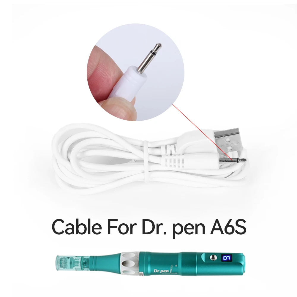 Original Dr. pen Ultima A6S With 12 Cartridge Wireless Professional Derma Pen Microneedling Machine 0.25 mm needle length